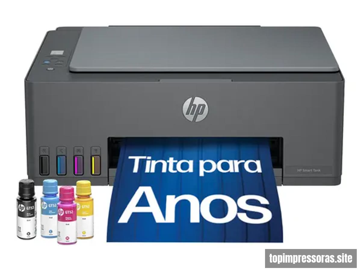 Impressora Multifuncional Hp Tank 589 Color Wifi Usb -bivolt Cinza-escuro