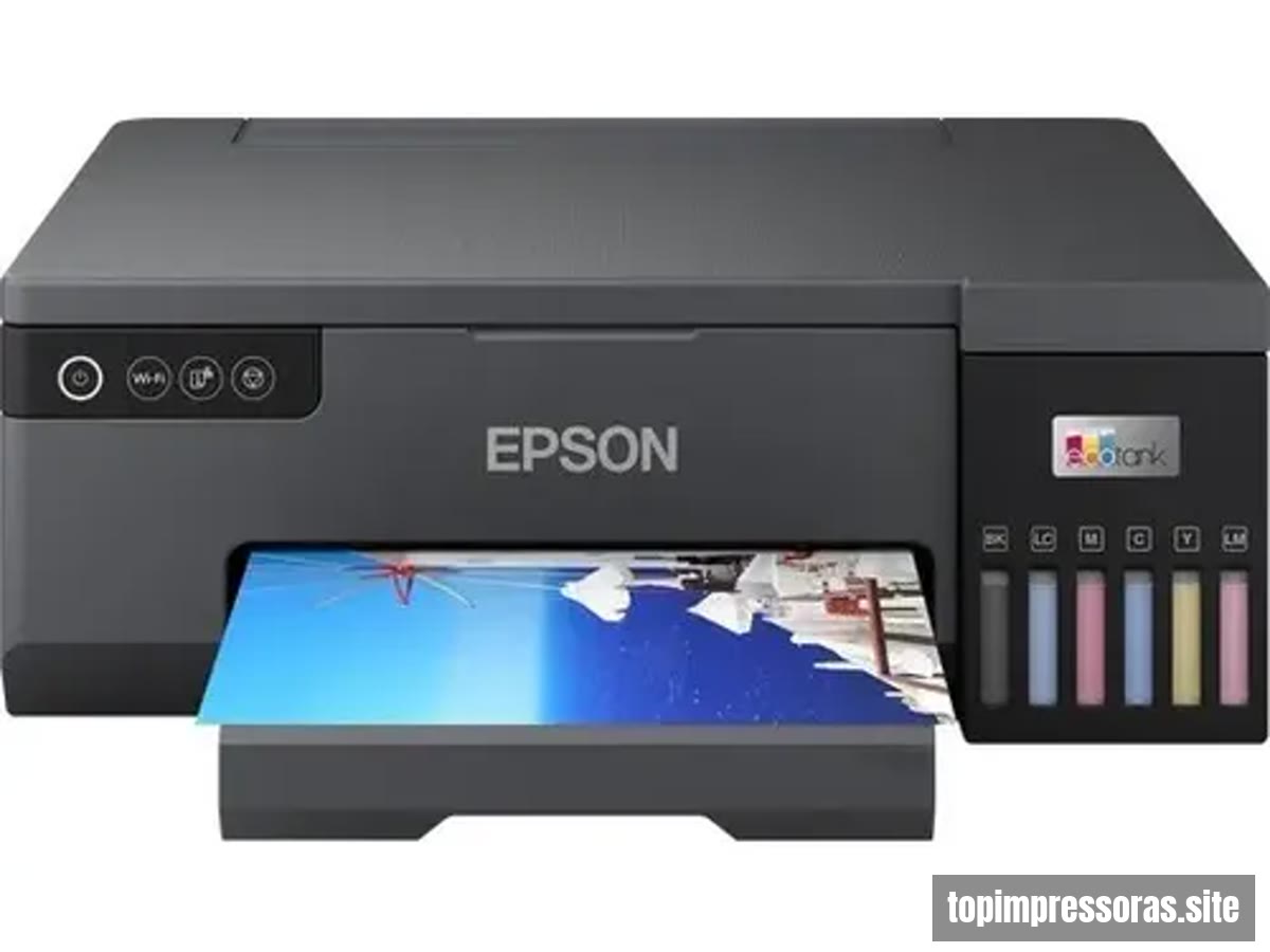 Impressora fotográfica Epson L8050 Ecotank Wifi Direct Clie, cor preta